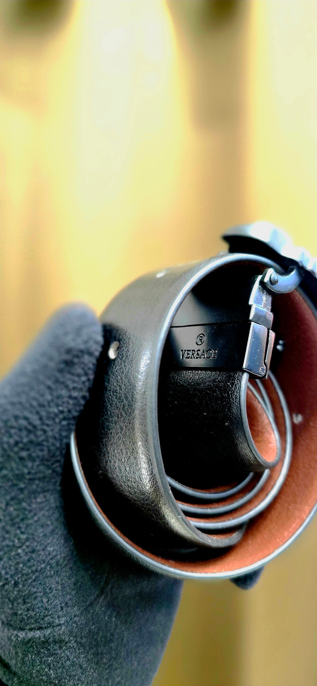 Premium Versace Leather Belt