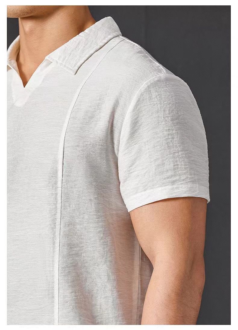 Premium Linen Blend T-Shirt – Imported from Taiwan